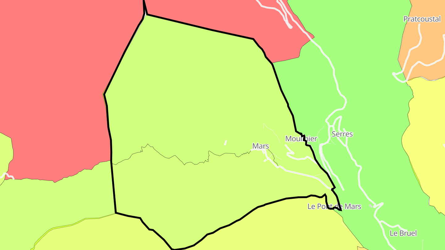 Carte des prix de l'immobilier Mars