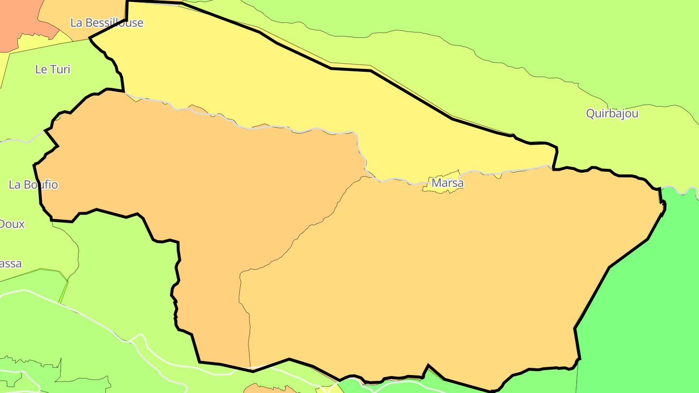 Carte des prix de l'immobilier Marsa