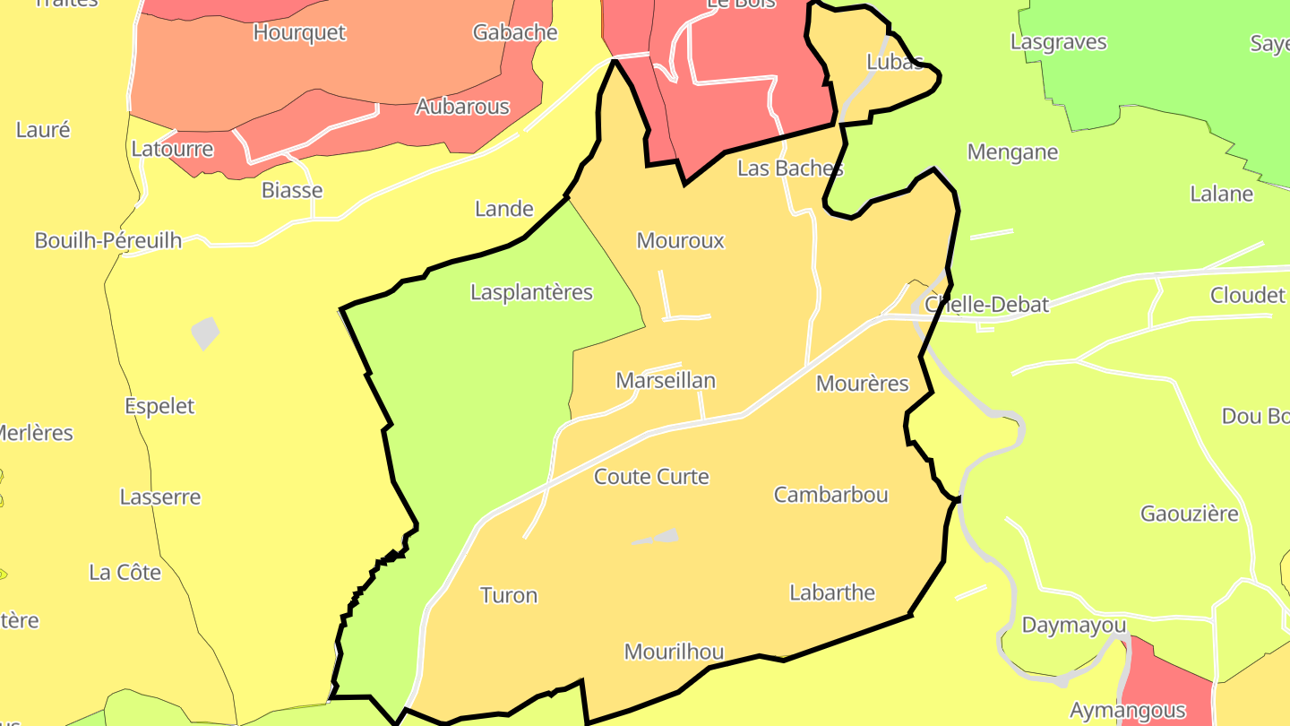 Carte des prix de l'immobilier Marseillan