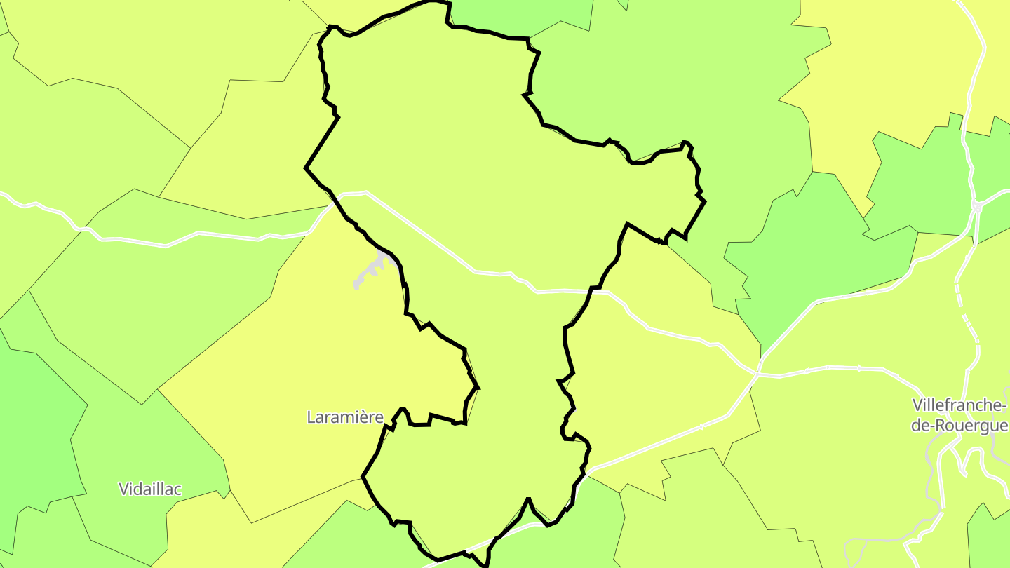 Carte des prix de l'immobilier Martiel