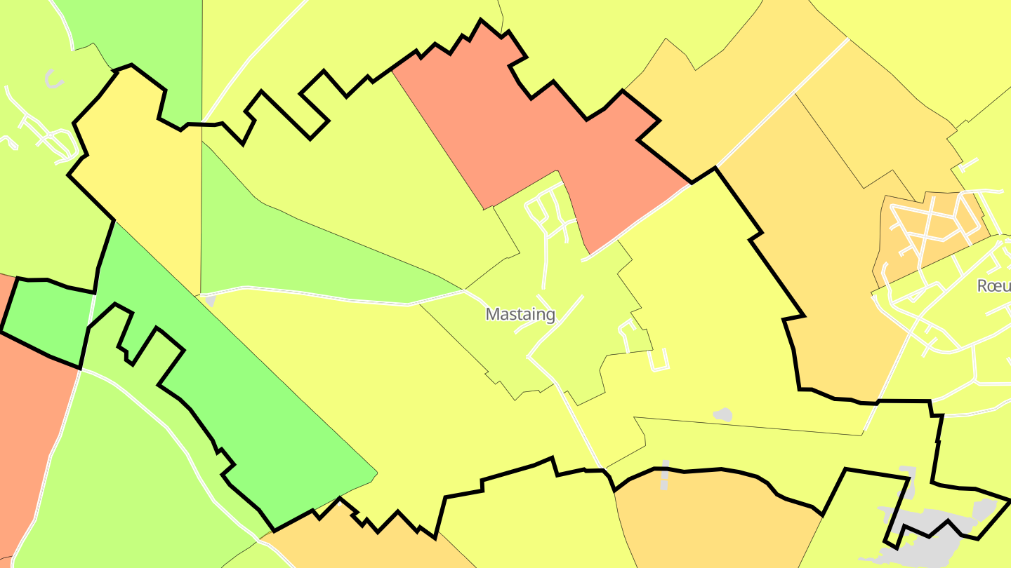 Carte des prix de l'immobilier Mastaing