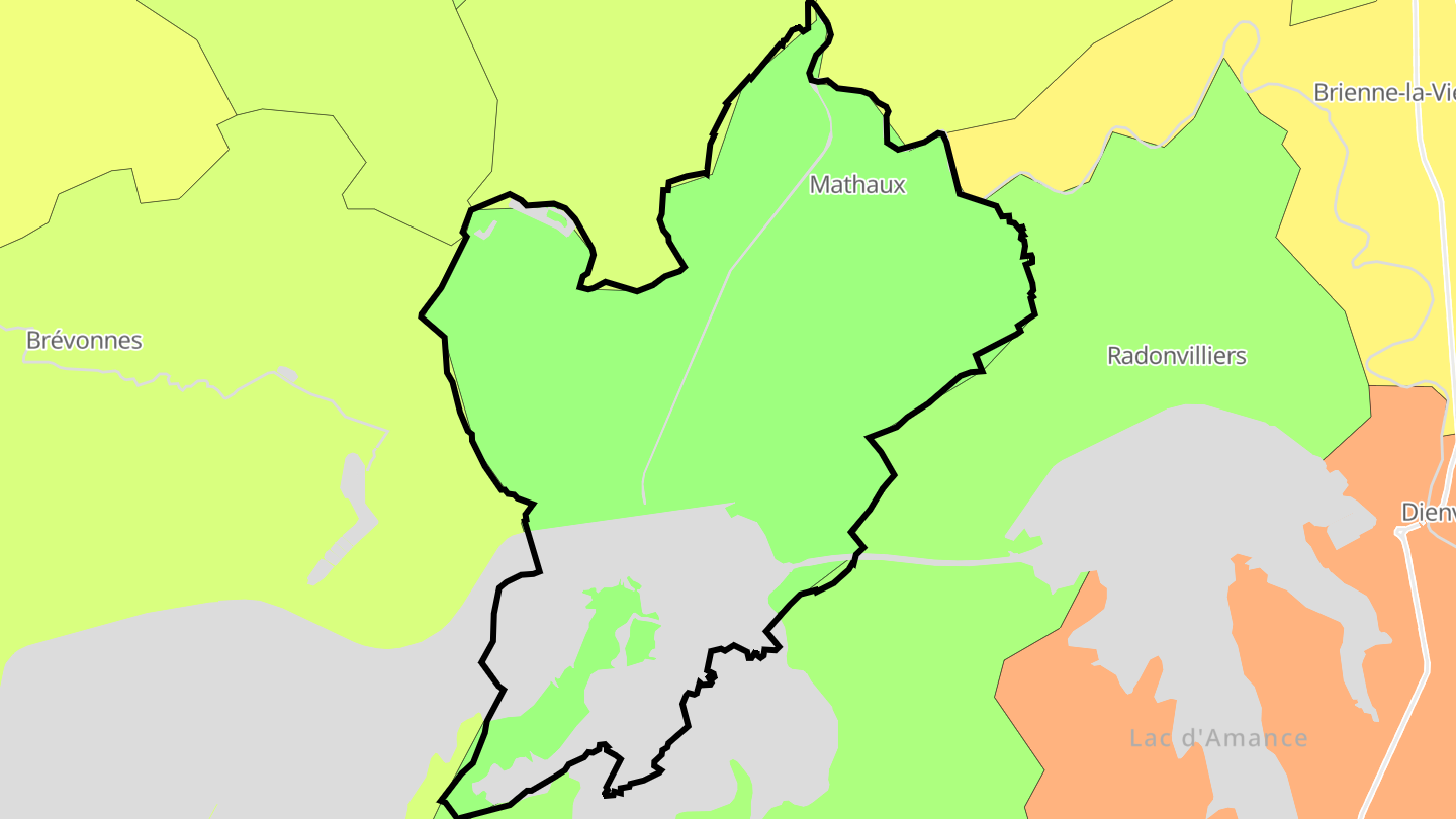 Carte des prix de l'immobilier Mathaux