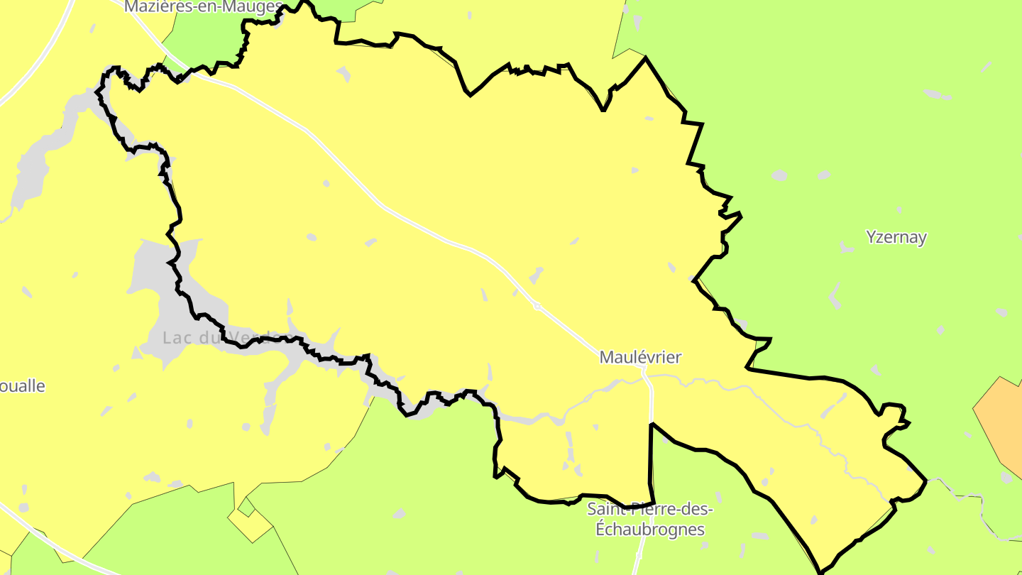 Carte des prix de l'immobilier Maulévrier