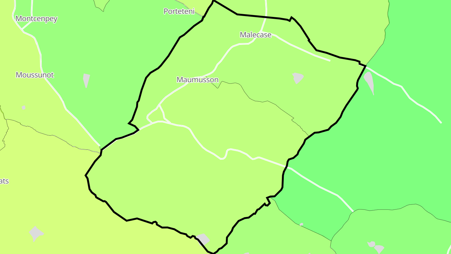 Carte des prix de l'immobilier Maumusson