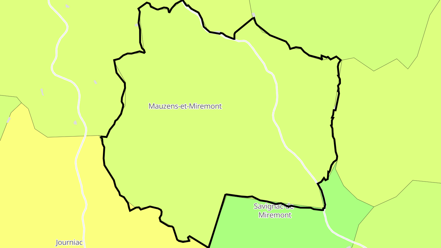 Carte des prix de l'immobilier Mauzens-et-Miremont
