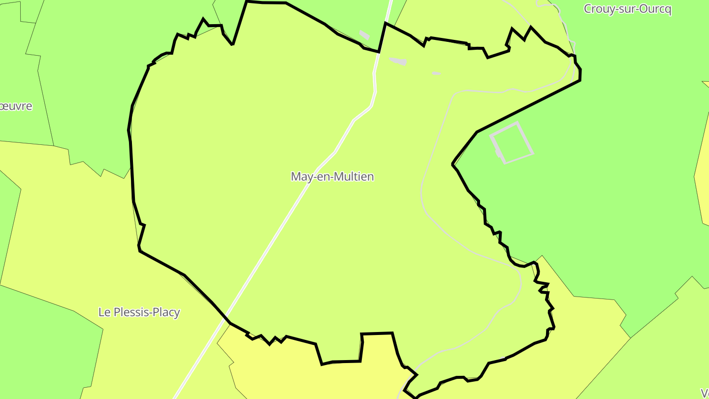 Carte des prix de l'immobilier May-en-Multien