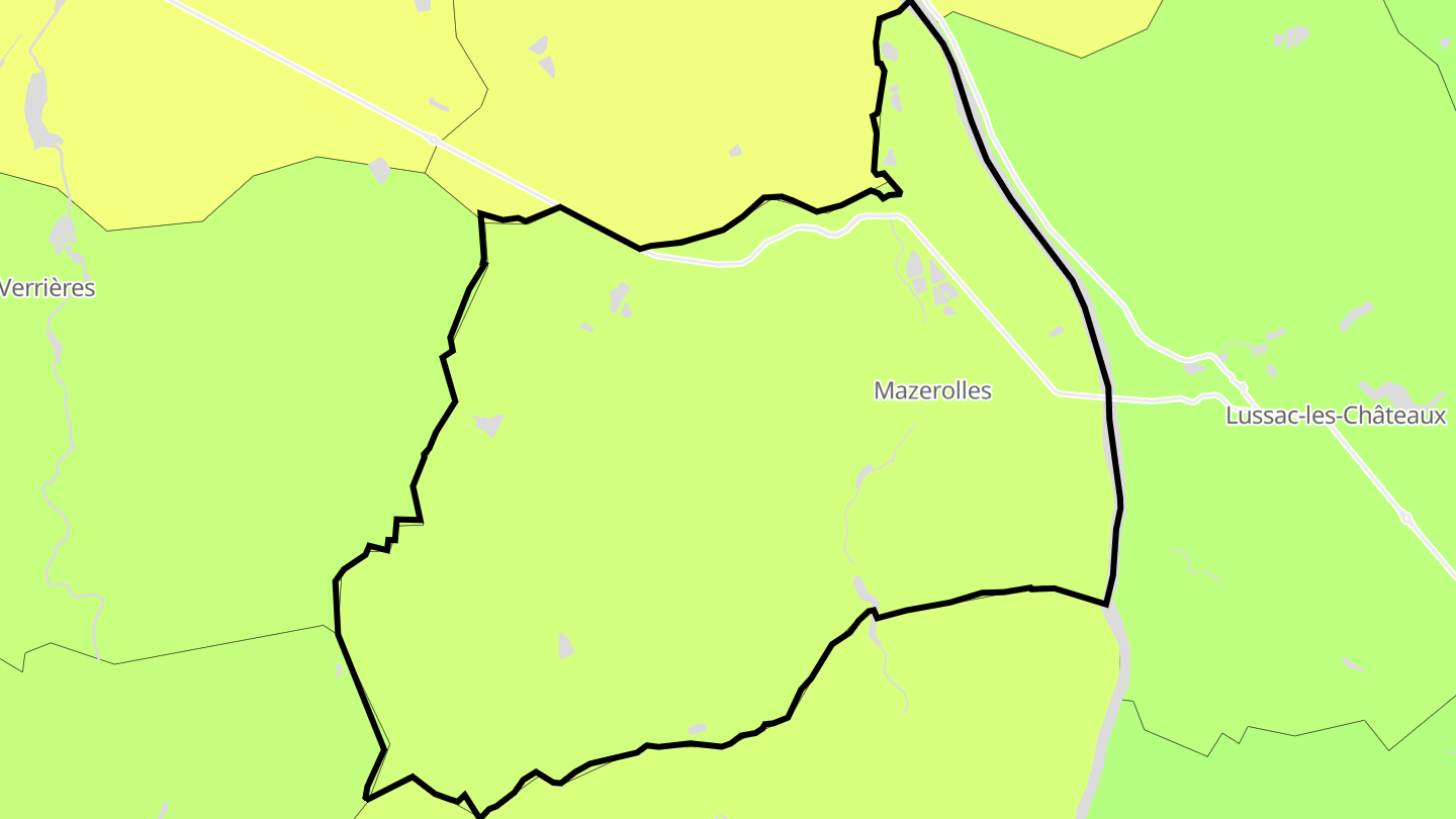Carte des prix de l'immobilier Mazerolles