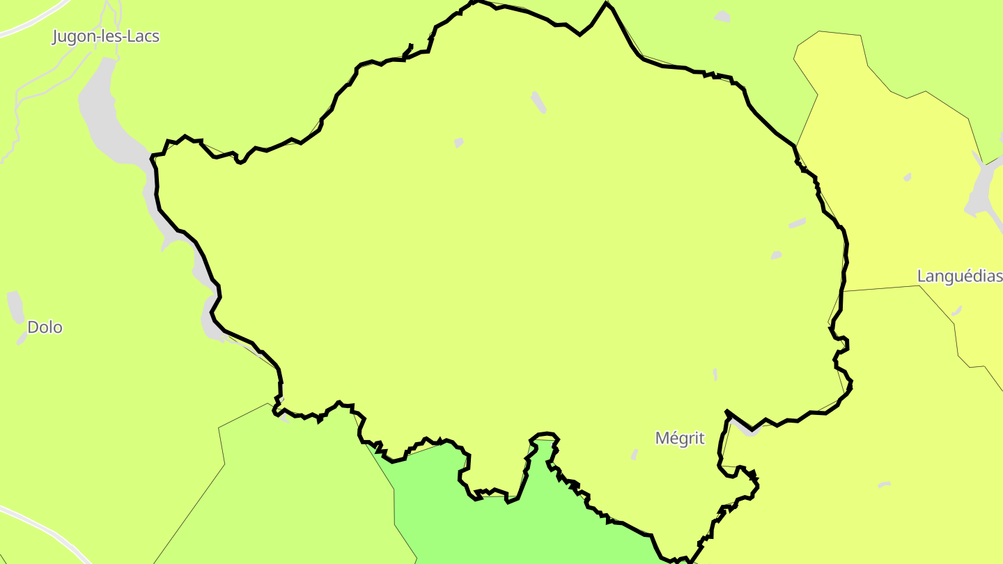 Carte des prix de l'immobilier Mégrit