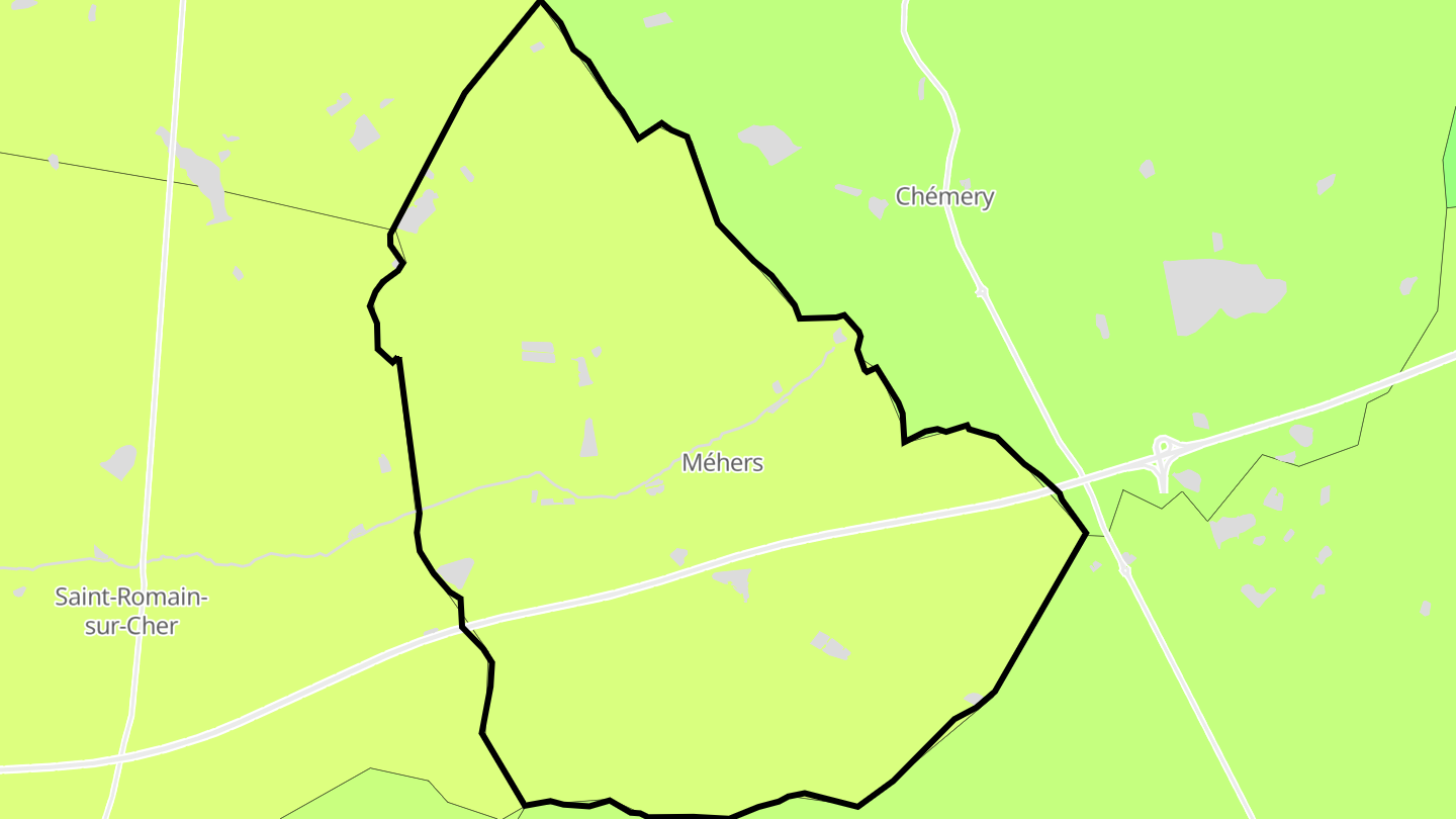 Carte des prix de l'immobilier Méhers