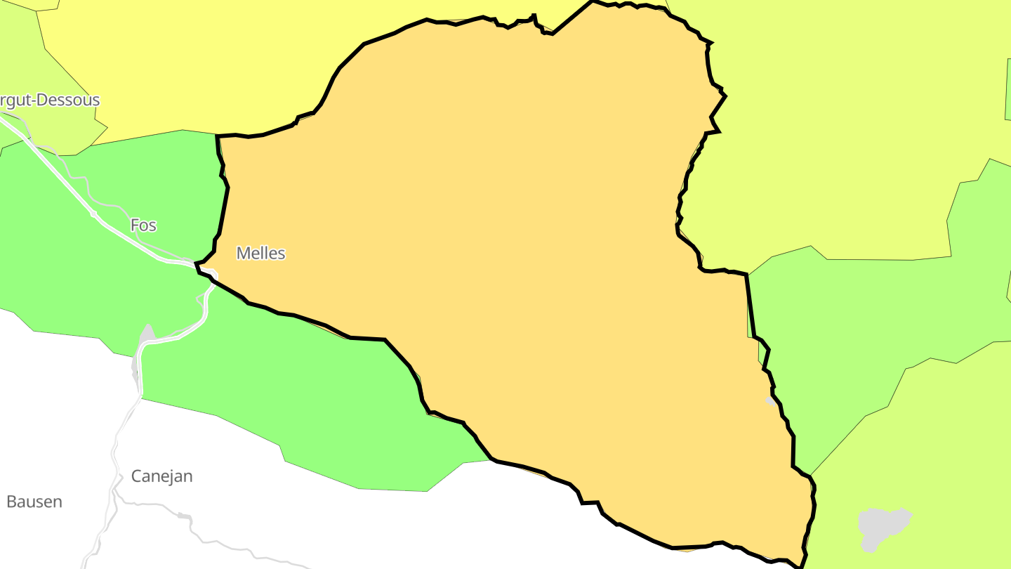 Carte des prix de l'immobilier Melles