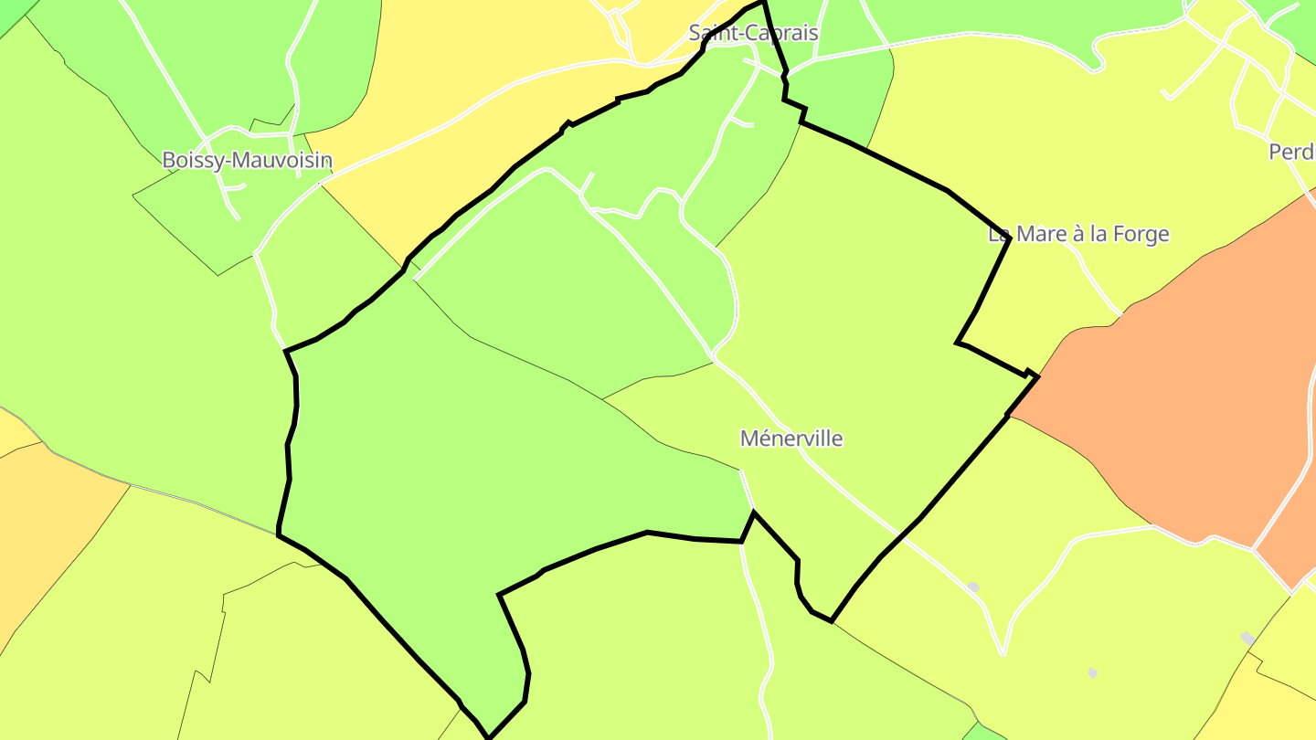 Carte des prix de l'immobilier Ménerville