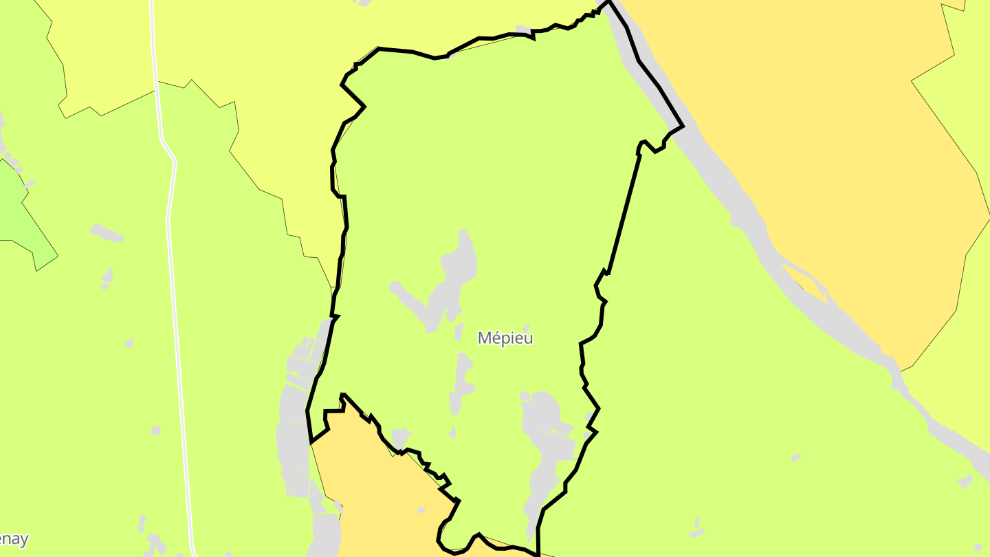 Carte des prix de l'immobilier Mépieu