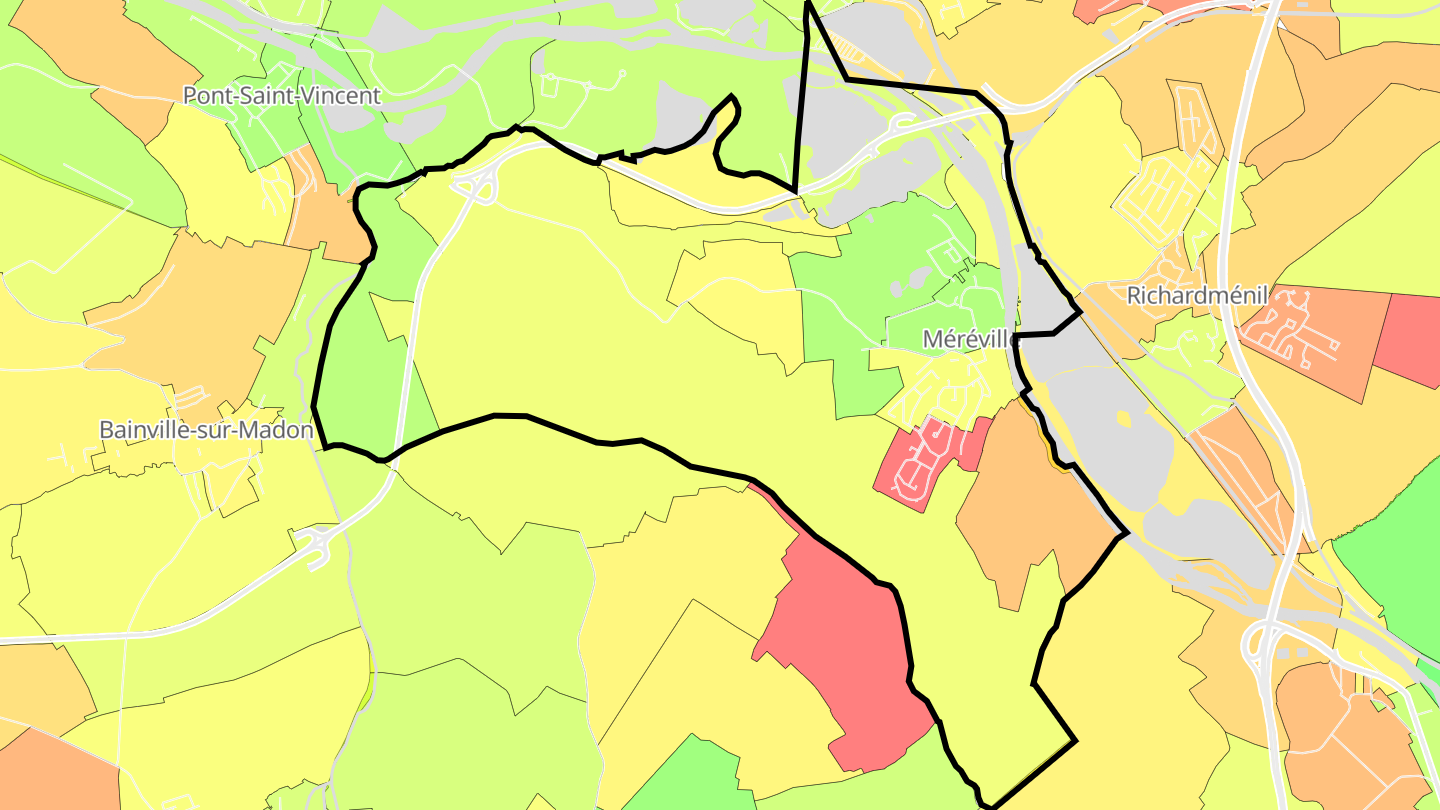 Carte des prix de l'immobilier Méréville
