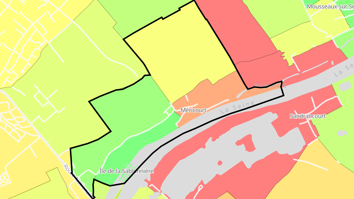Carte des prix de l'immobilier Méricourt