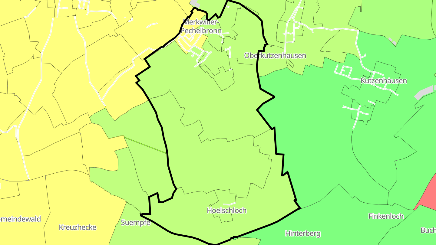 Carte des prix de l'immobilier Merkwiller-Pechelbronn