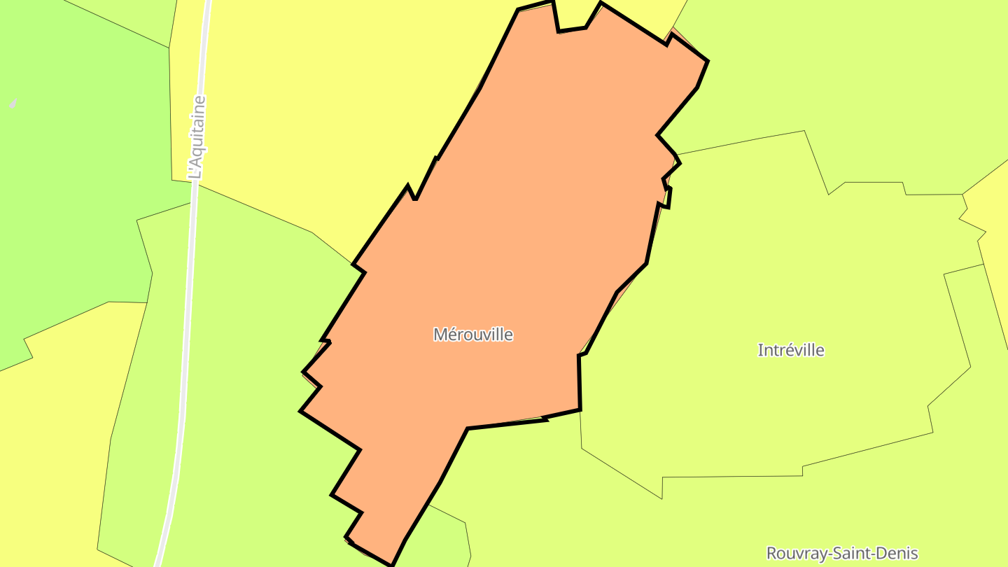 Carte des prix de l'immobilier Mérouville