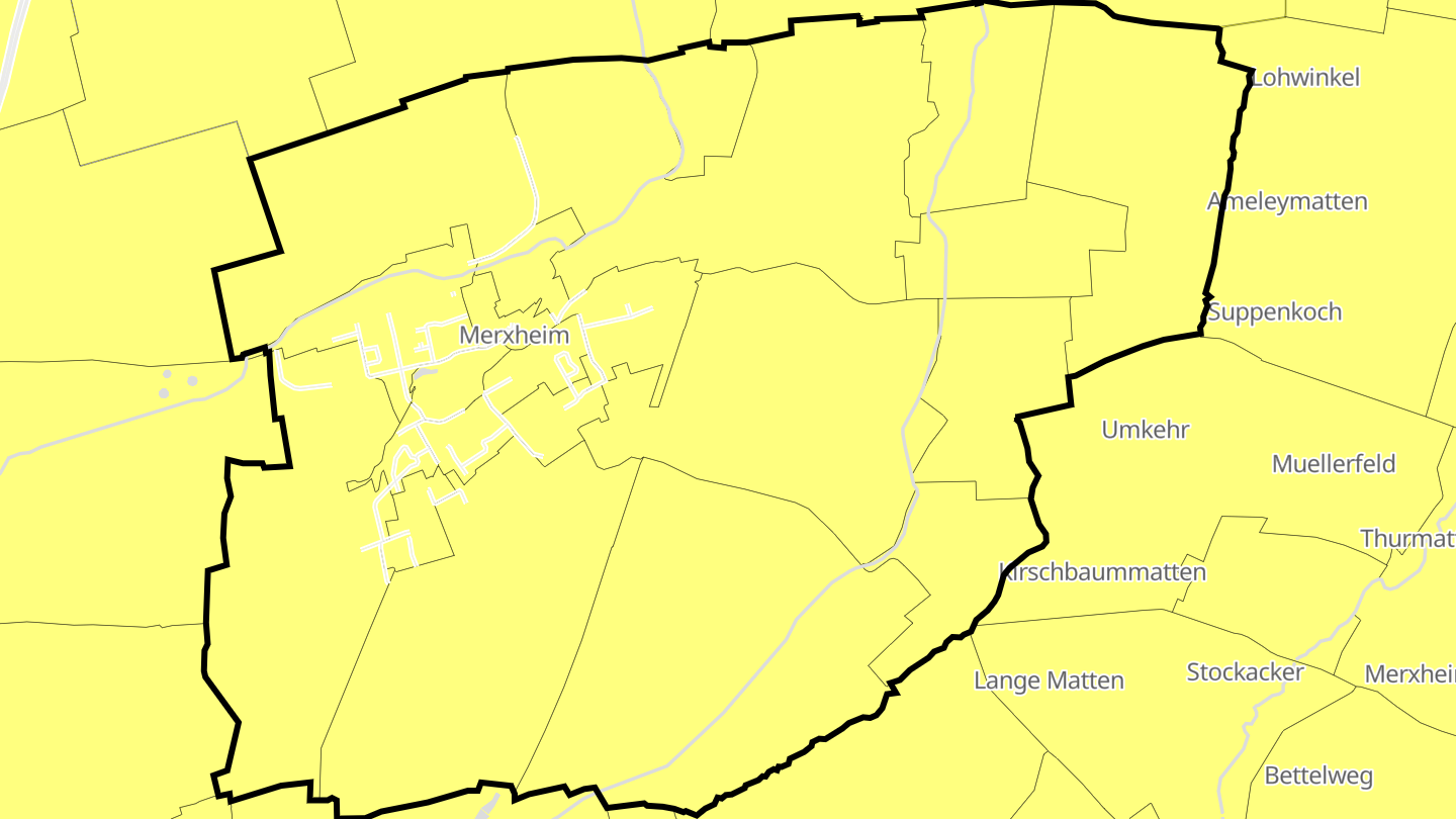 Carte des prix de l'immobilier Merxheim
