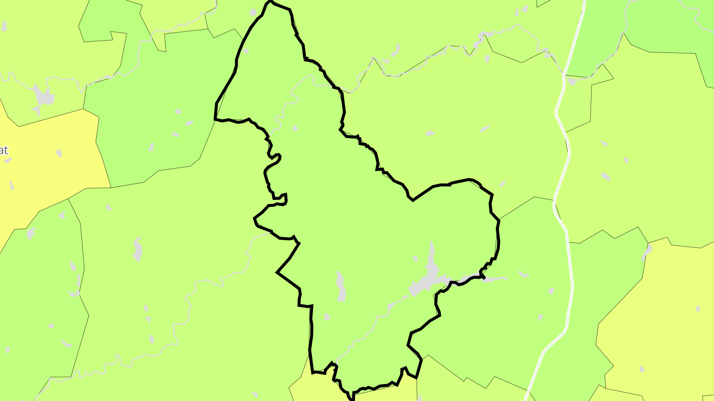 Carte des prix de l'immobilier Mialet