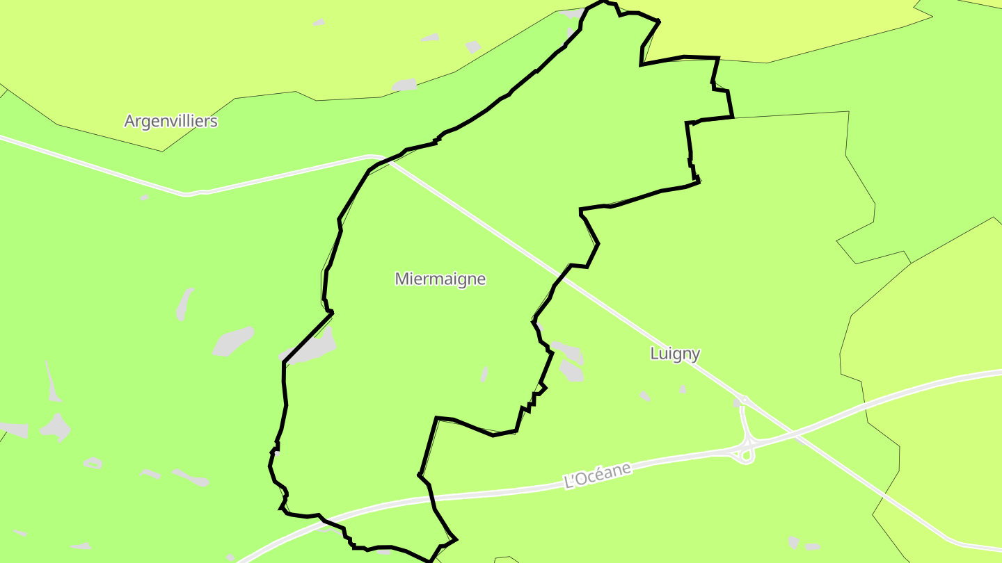 Carte des prix de l'immobilier Miermaigne