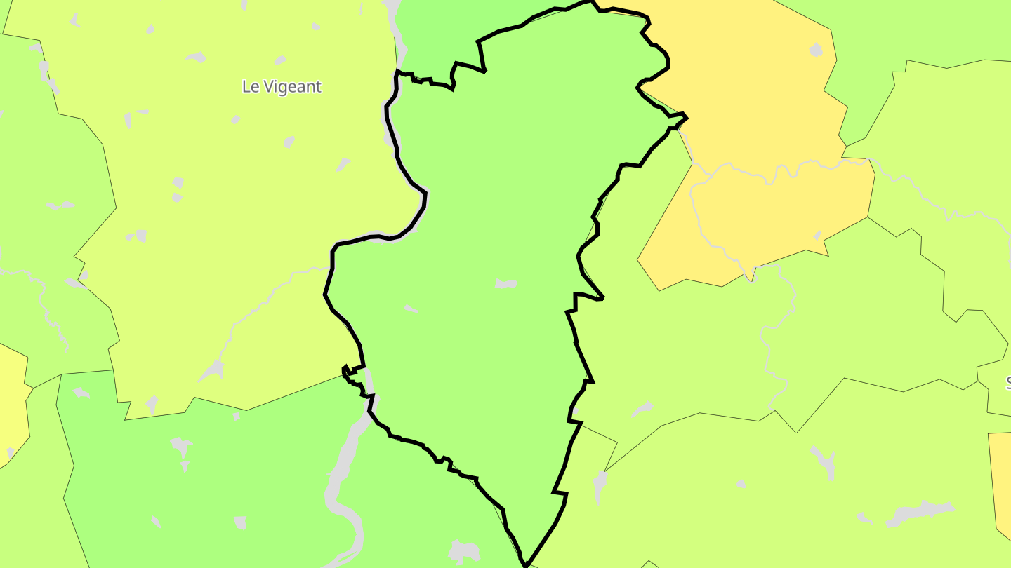 Carte des prix de l'immobilier Millac