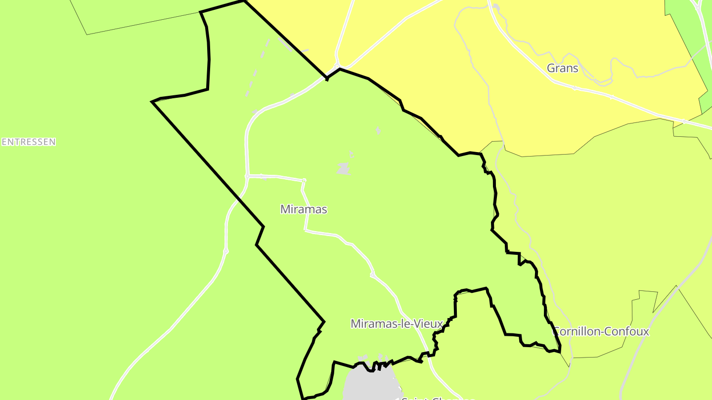 Carte des prix de l'immobilier Miramas