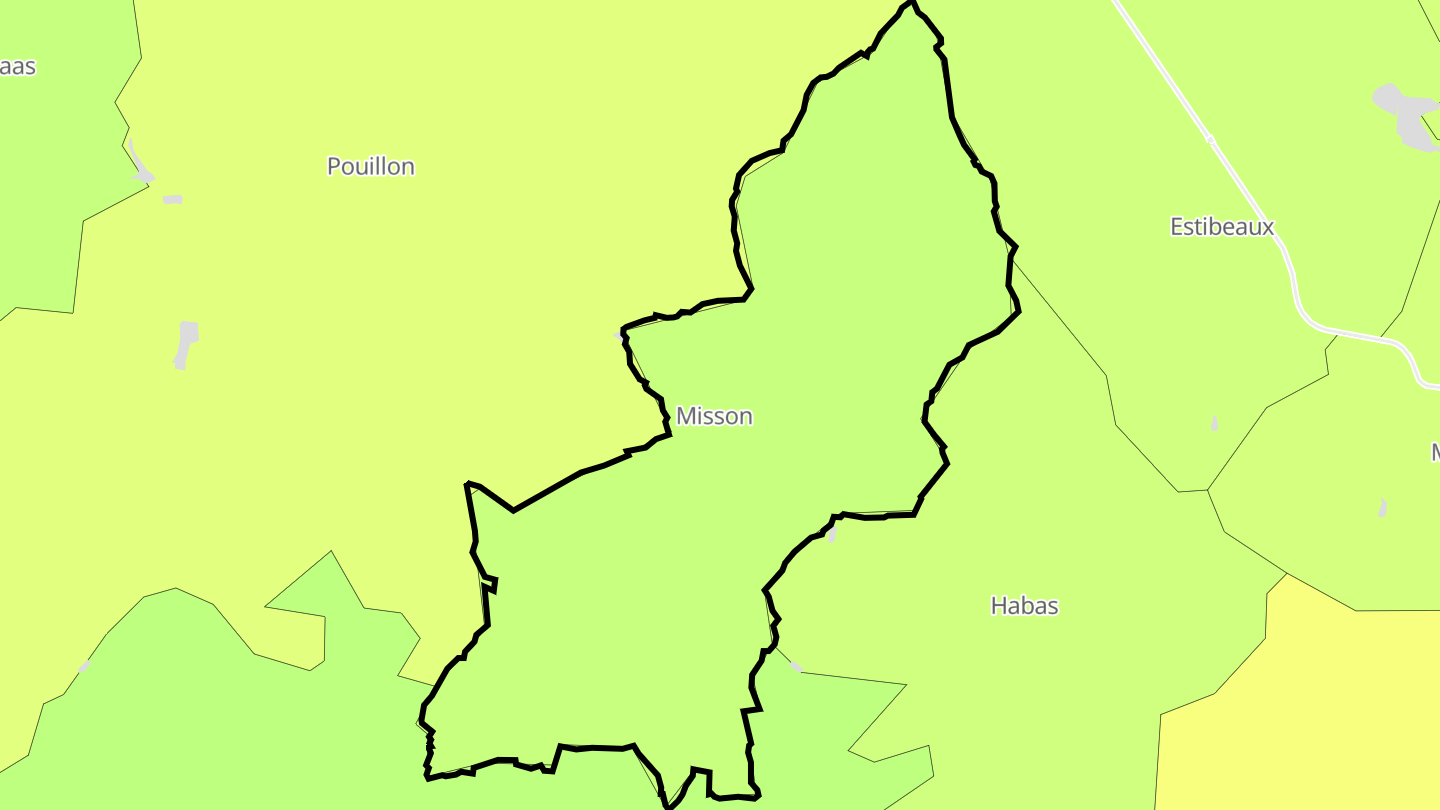 Carte des prix de l'immobilier Misson