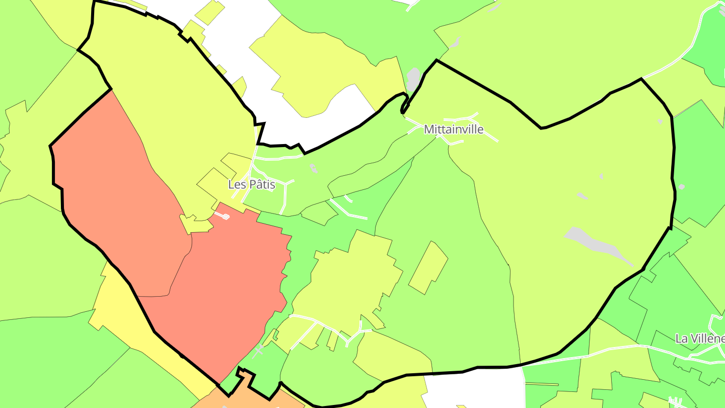 Carte des prix de l'immobilier Mittainville