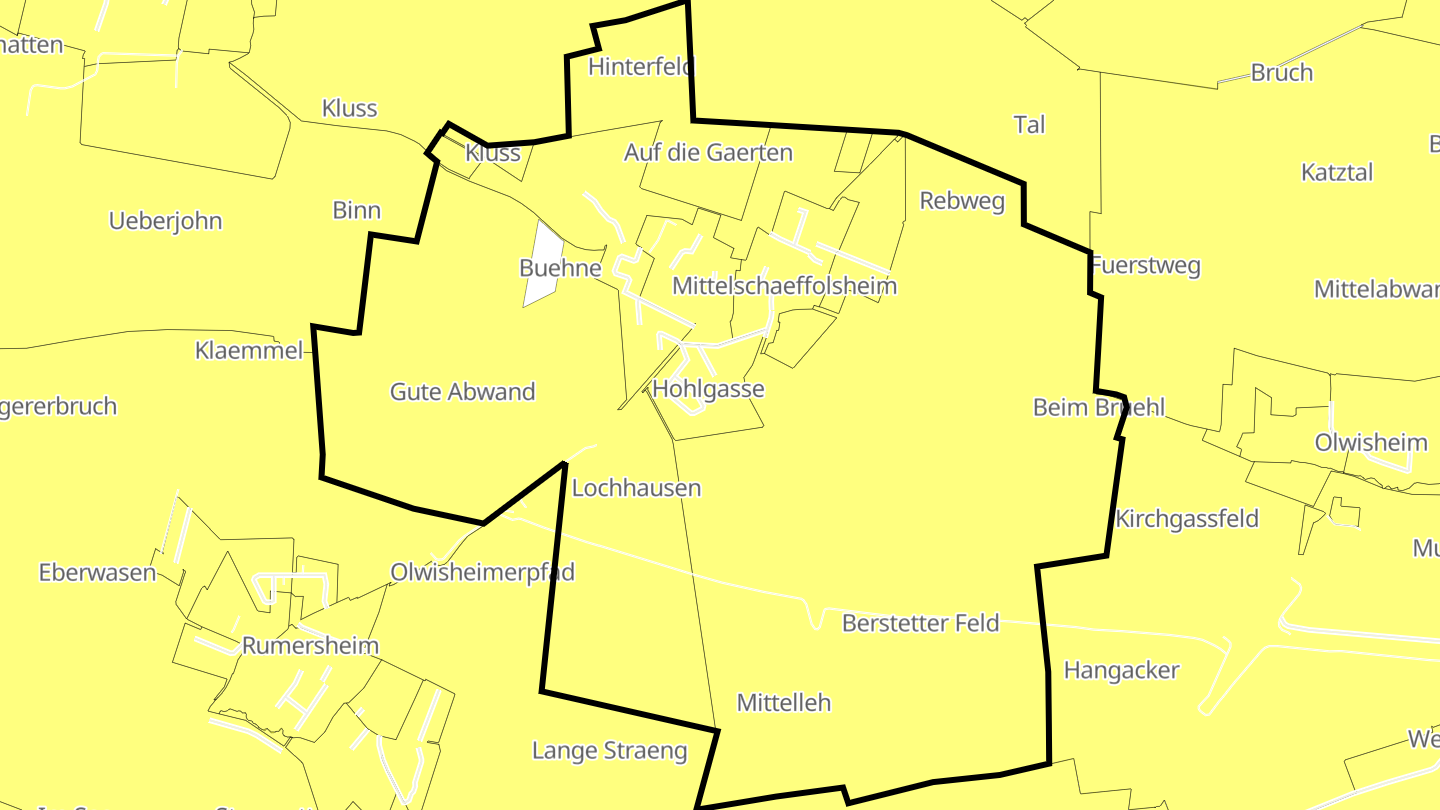 Carte des prix de l'immobilier Mittelschaeffolsheim