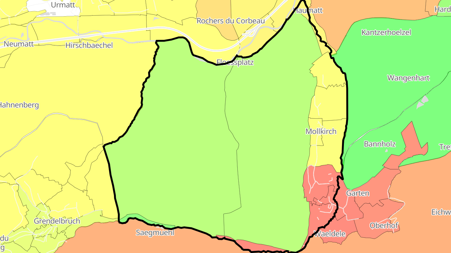 Carte des prix de l'immobilier Mollkirch