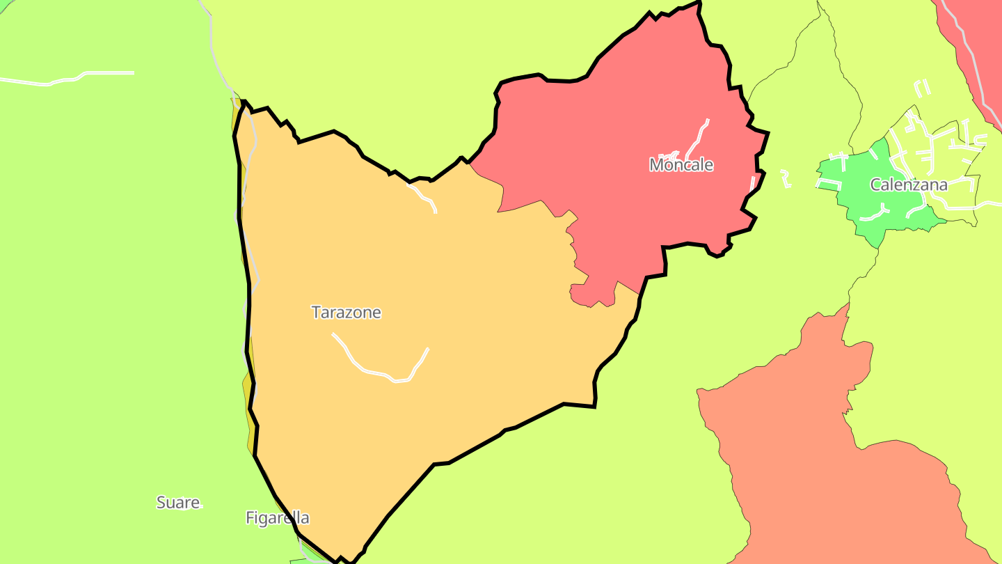 Carte des prix de l'immobilier Moncale