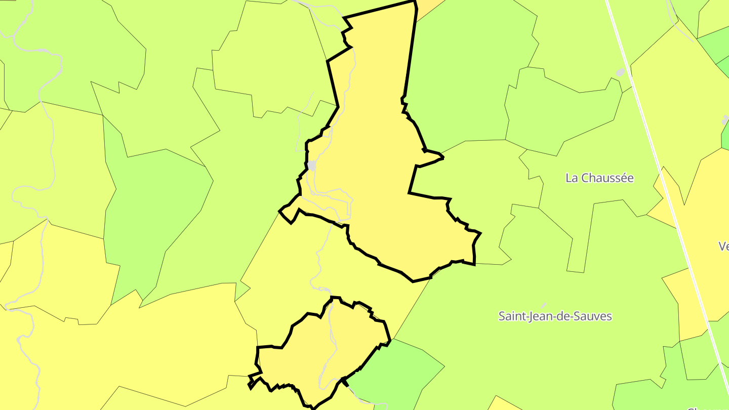 Carte des prix de l'immobilier Moncontour
