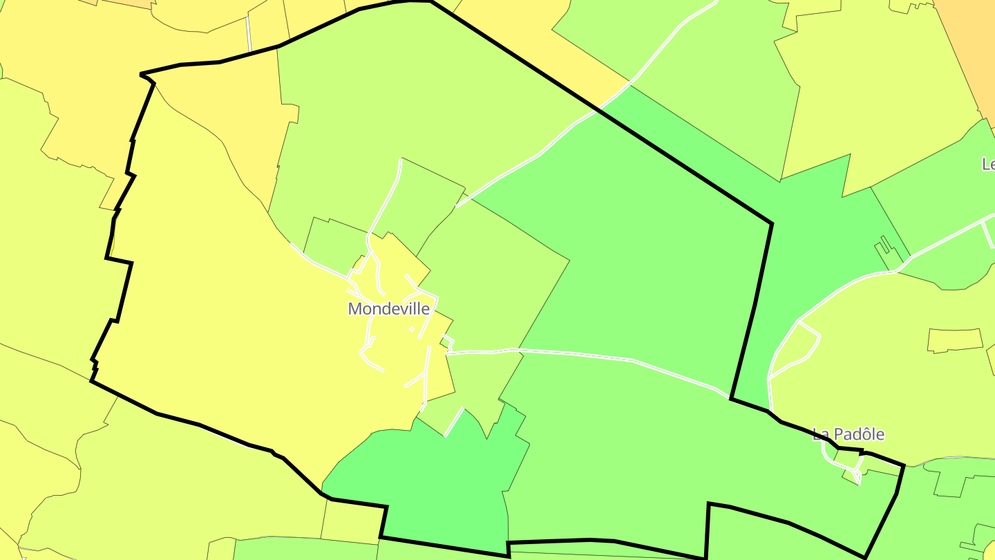 Carte des prix de l'immobilier Mondeville
