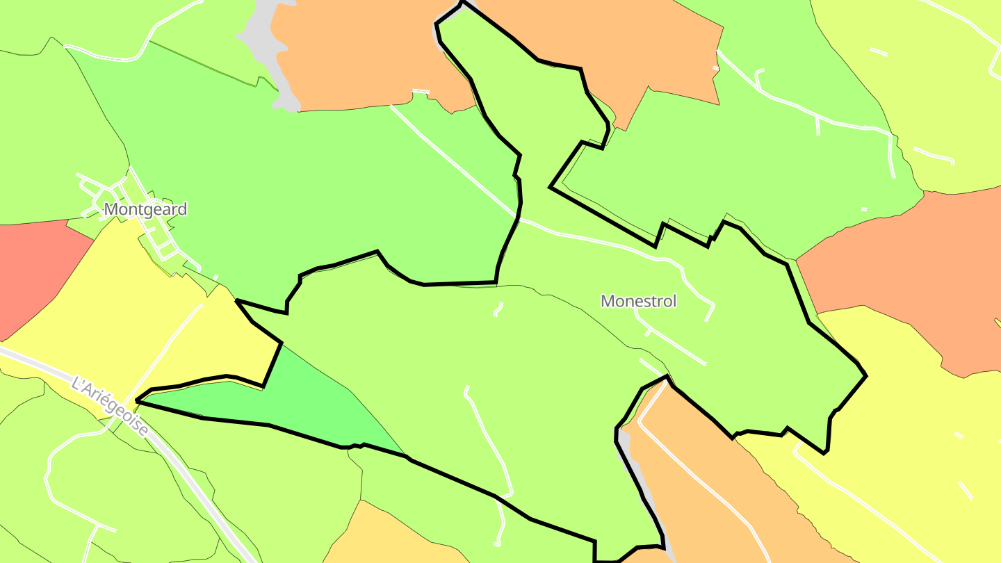 Carte des prix de l'immobilier Monestrol