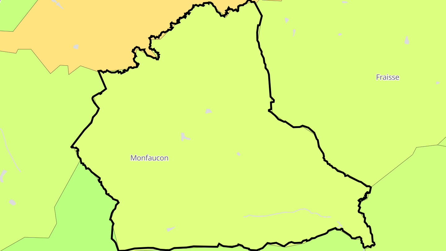 Carte des prix de l'immobilier Monfaucon