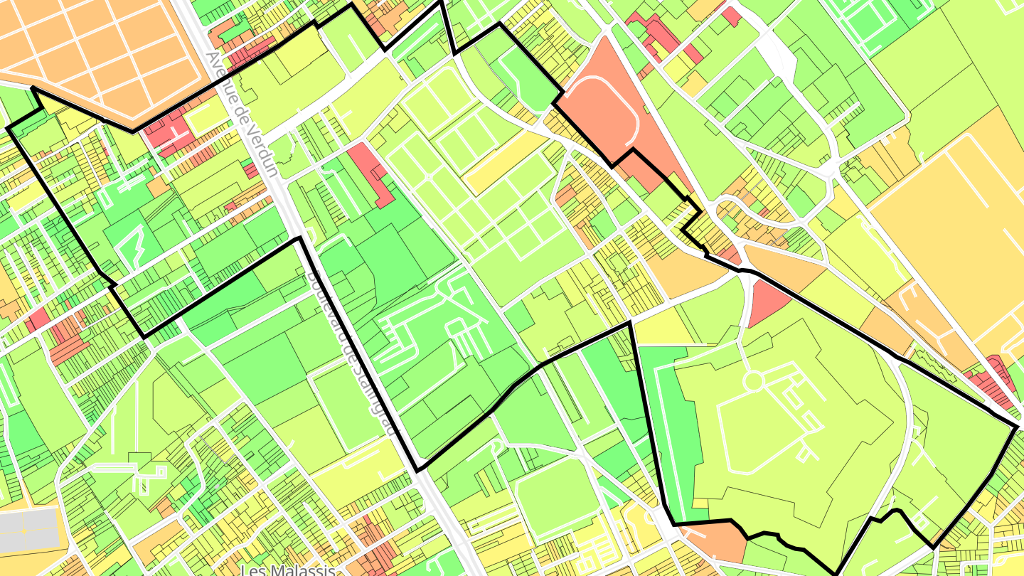 Carte des prix de l'immobilier Monmousseau - Vérollot