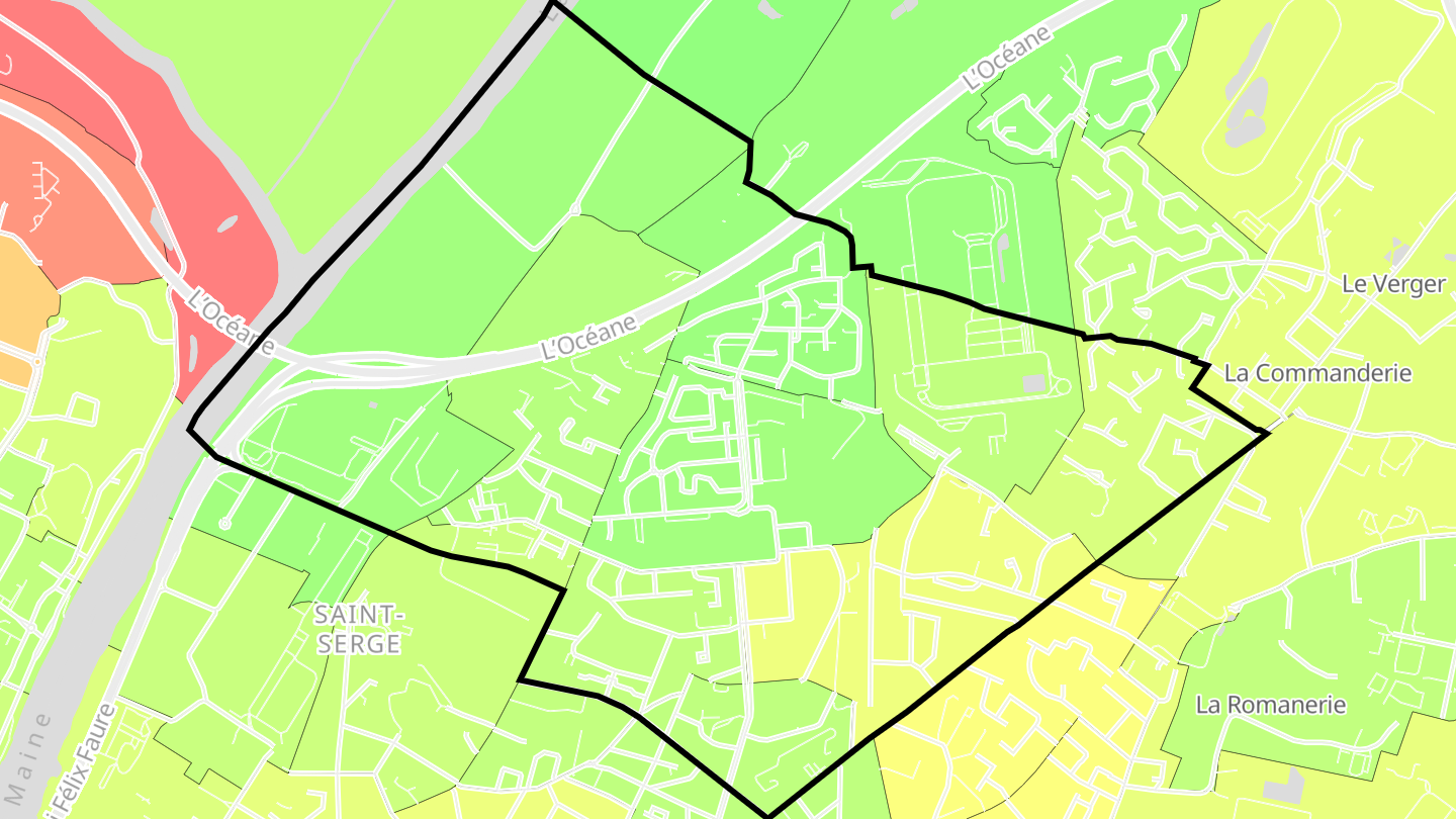 Carte des prix de l'immobilier Monplaisir