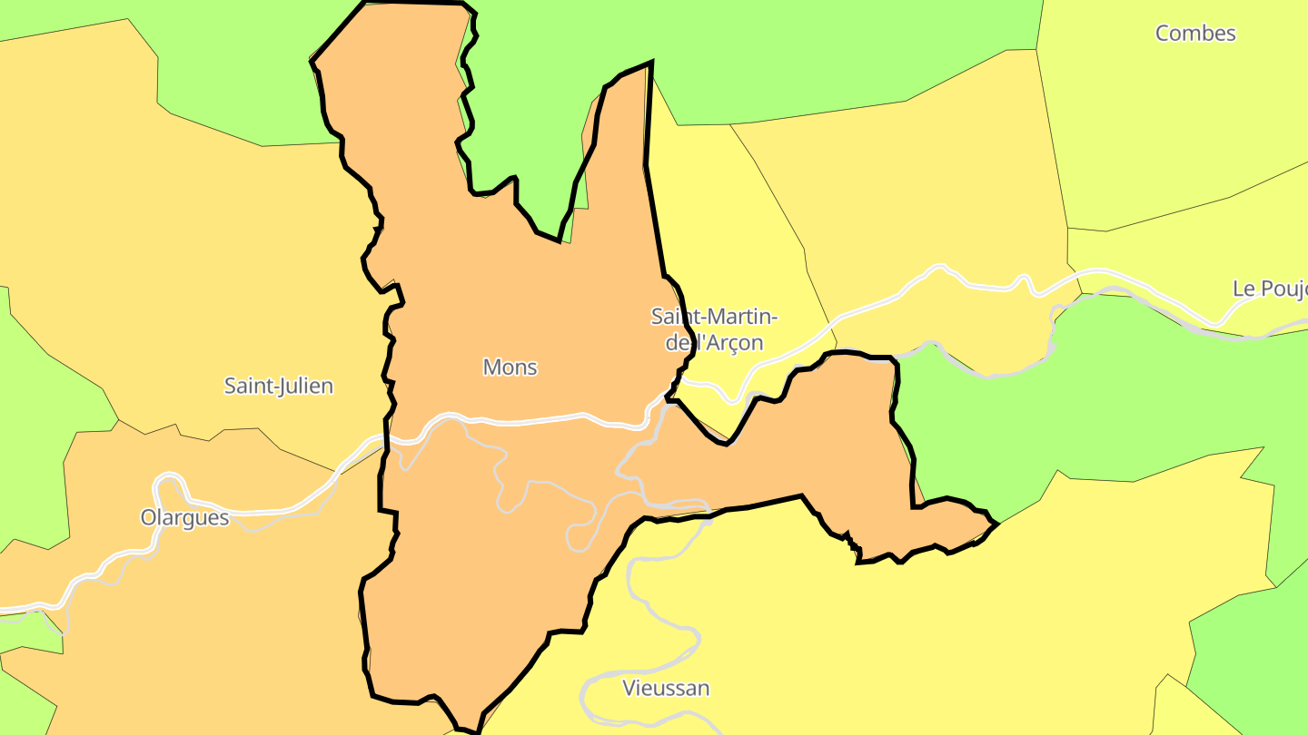 Carte des prix de l'immobilier Mons