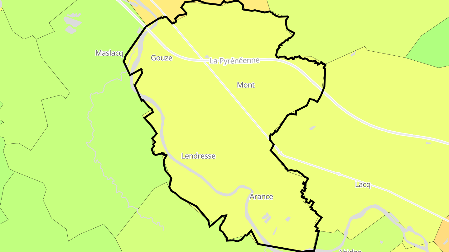 Carte des prix de l'immobilier Mont