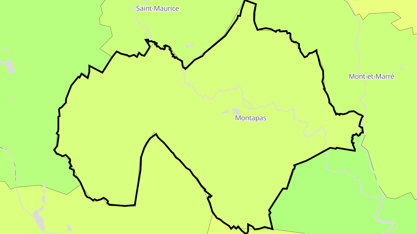 Carte des prix de l'immobilier Montapas