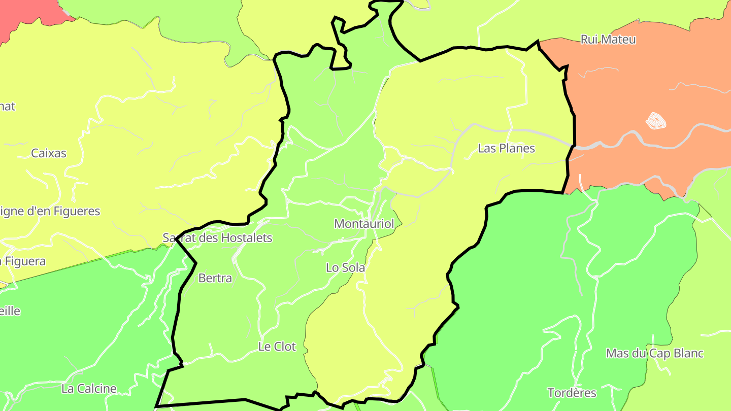 Carte des prix de l'immobilier Montauriol