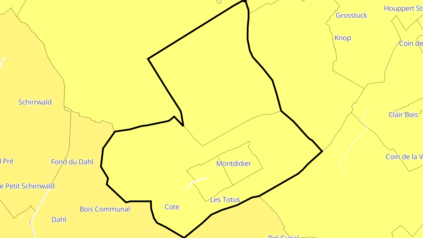 Carte des prix de l'immobilier Montdidier
