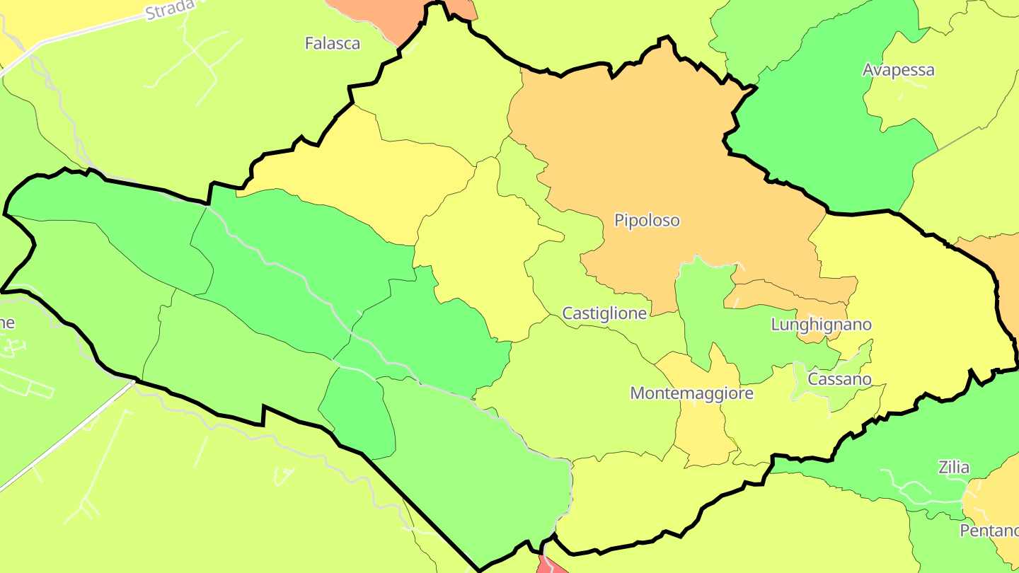 Carte des prix de l'immobilier Montegrosso