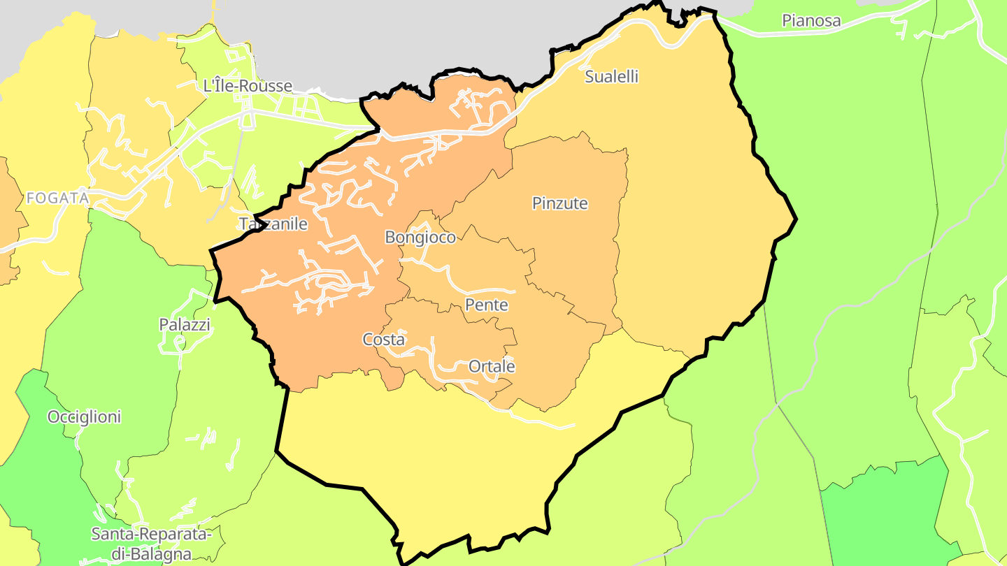 Carte des prix de l'immobilier Monticello