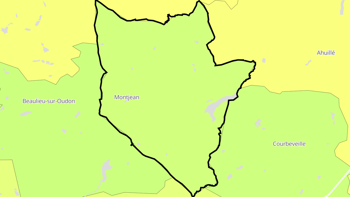 Carte des prix de l'immobilier Montjean