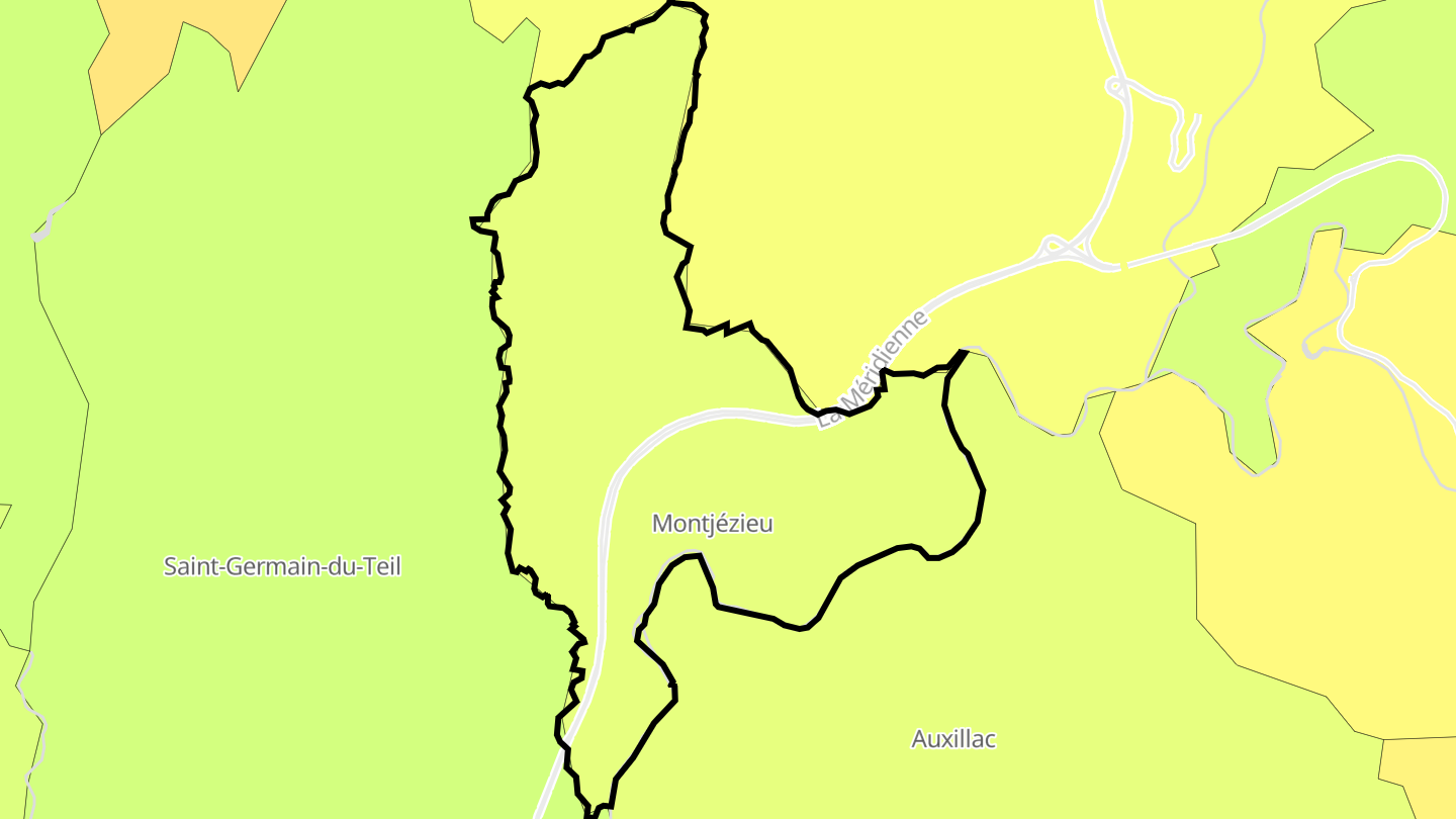 Carte des prix de l'immobilier Montjézieu