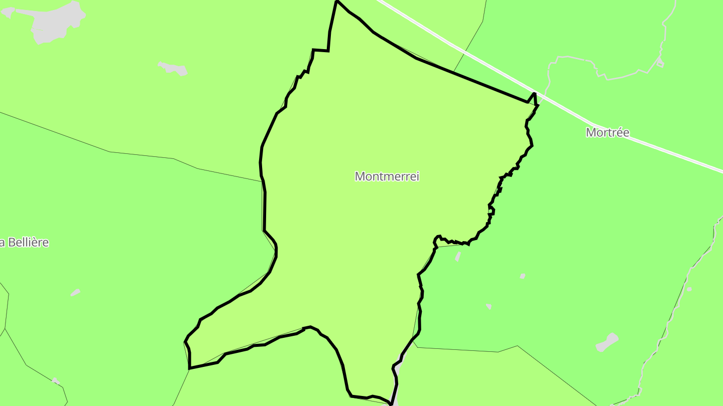 Carte des prix de l'immobilier Montmerrei