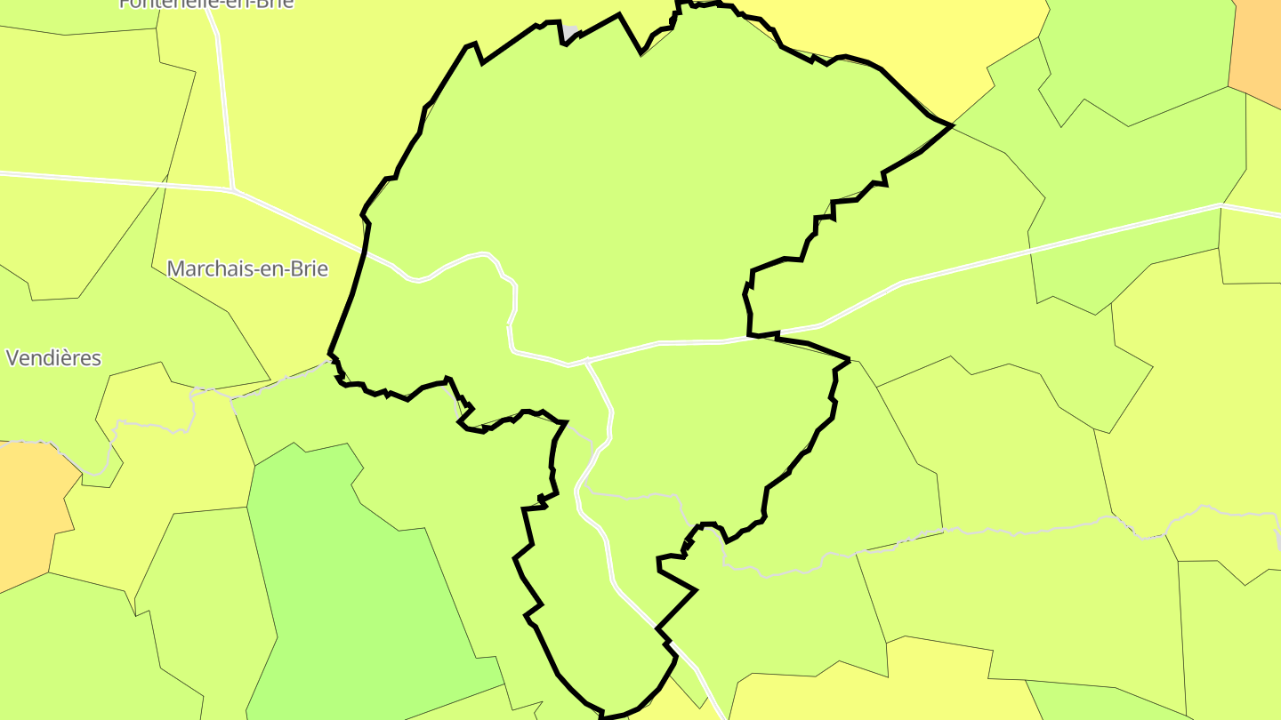 Carte des prix de l'immobilier Montmirail