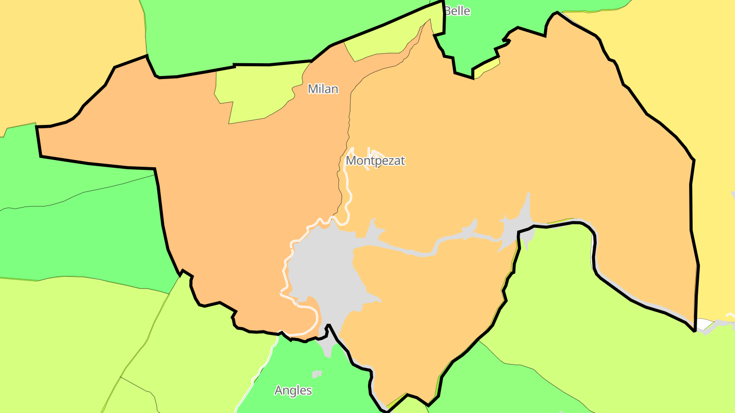 Carte des prix de l'immobilier Montpezat