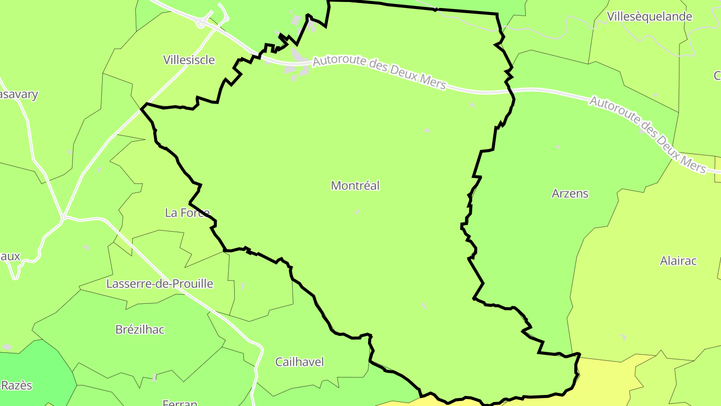 Carte des prix de l'immobilier Montréal