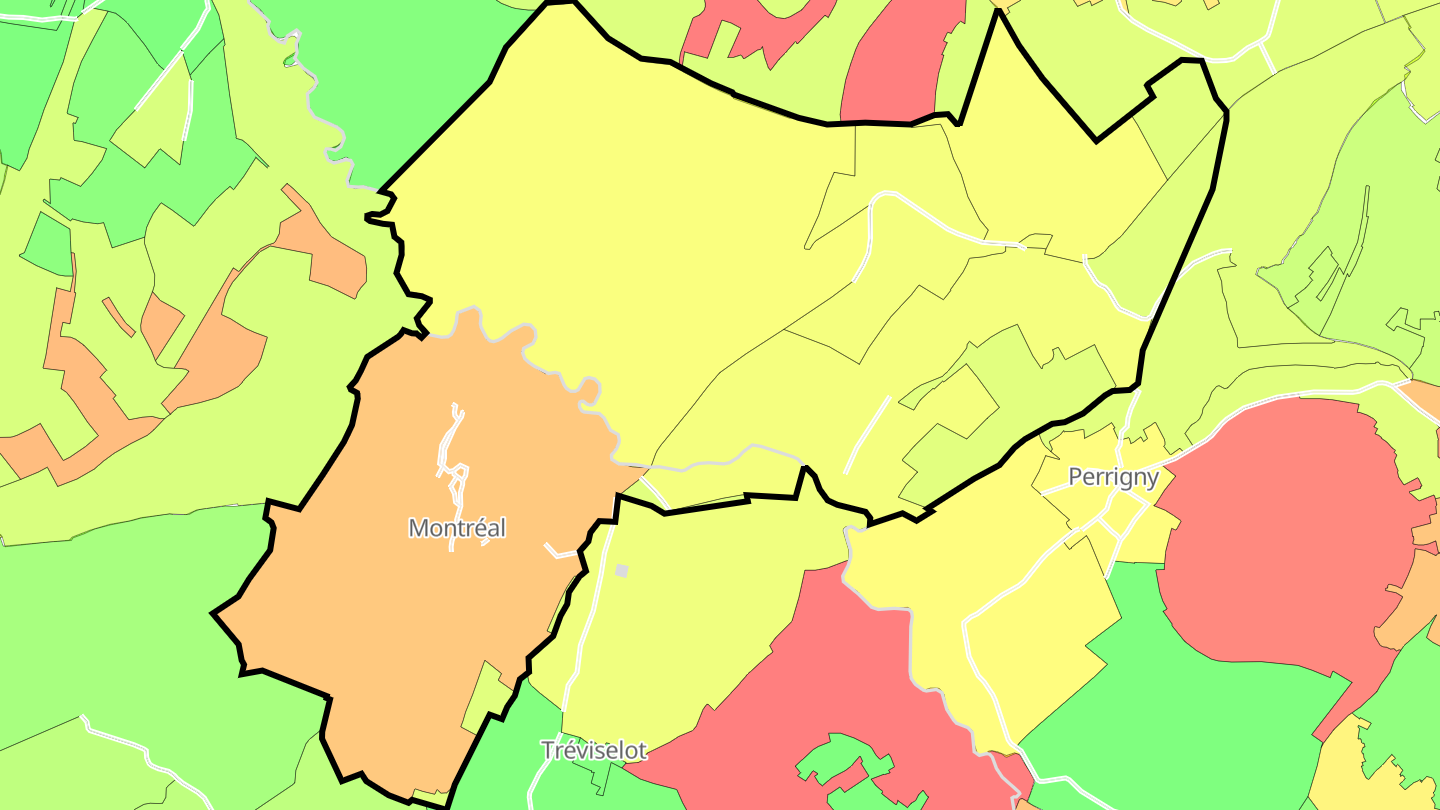 Carte des prix de l'immobilier Montréal